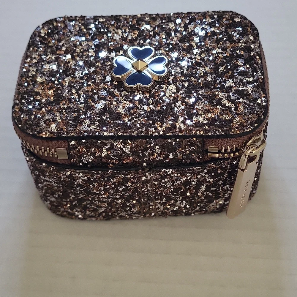 NWT Kate Spade Odette Glitter‎ Jewelry Holder Rock Glitter